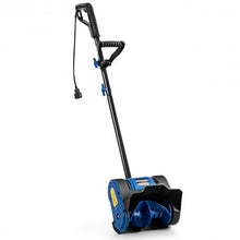 Load image into Gallery viewer, 12-Inch 9 Amp Electric Corded Snow Shovel Driveway Yard Snow Thrower-Blue
