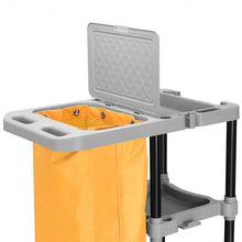 Load image into Gallery viewer, Commercial Janitorial Cleaning Cart 3 Shelf Housekeeping Ultility Cart
