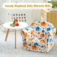 Load image into Gallery viewer, Kids Elephant Upholstered Sofa with Armrest
