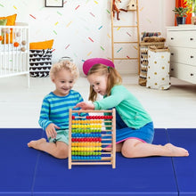 Load image into Gallery viewer, 6&#39; x 2&#39; Exercise Tri-Fold Gymnastics Mat w/ Carrying Handles-Blue

