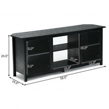 Load image into Gallery viewer, 2-Tier Entertainment Media Console Center-Black
