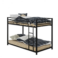 Load image into Gallery viewer, Metal Bunk Bed Twin Over Classic Bunk Bed Frame
