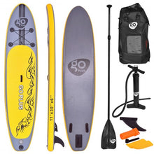 Load image into Gallery viewer, Goplus 11&#39; Inflatable Stand up Paddle Board SUP with 3 Fins
