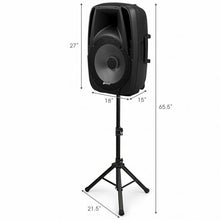 Load image into Gallery viewer, 15&quot; 2000W 2-way Powered Speaker with Illuminating Light
