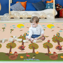 Load image into Gallery viewer, 79&quot; x 59&quot; Folding Waterproof Baby Reversible Floor Playmat

