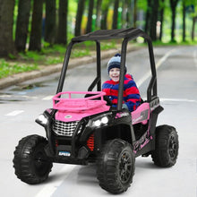 Load image into Gallery viewer, 12V Kids RC Electric Ride On Off-Road UTV Truck with MP3 and Light-Pink
