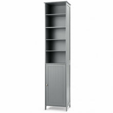 Load image into Gallery viewer, 72&#39;&#39; Free Standing Tall Floor Bathroom Storage Cabinet-Gray
