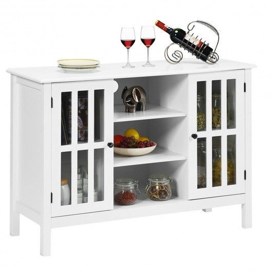 Wood TV Stand Console Cabinet for 45