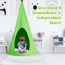 Load image into Gallery viewer, 32&quot; Kids Nest Swing Hanging Seat Hammock-Green

