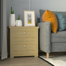 Load image into Gallery viewer, 2- Tiers Bedside Sofa Table -Coffee
