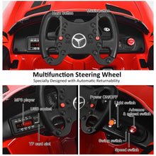 Load image into Gallery viewer, 12V Mercedes Benz AMG Licensed Kids Ride On Car-Red
