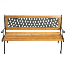Load image into Gallery viewer, Outdoor Cast Iron Patio Bench
