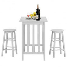 Load image into Gallery viewer, 3-Piece Counter Height Breakfast Table with 2 Stools

