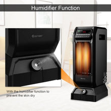 Load image into Gallery viewer, 1500W 12H Timer Remote Control Electric Space Heater

