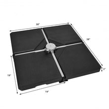 Load image into Gallery viewer, 4 Pcs 238lb Patio Cantilever Offset Umbrella Base Weight Stand
