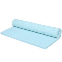 Load image into Gallery viewer, 4&quot; Gel Injection Memory Foam Mattress Top Ventilated Mattress Double Bed-Queen Size

