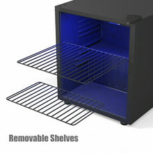 Load image into Gallery viewer, 60 Can Beverage Mini  Refrigerator with Glass Door
