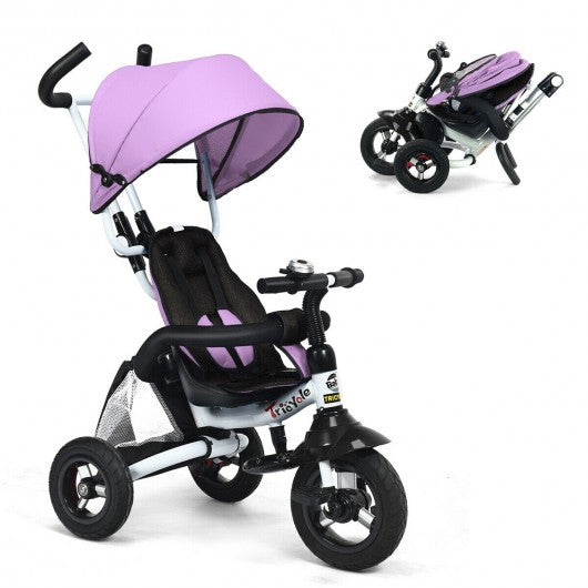 6-In-1 Kids Baby Stroller Tricycle Detachable Learning Toy Bike-Pink