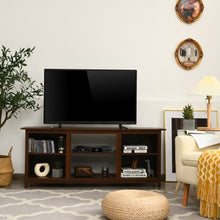 Load image into Gallery viewer, 2-Tier Entertainment Media Console Center-Coffee
