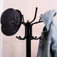 Load image into Gallery viewer, Vintage Metal Coat Hat Tree Stand Clothes Hanger
