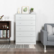 Load image into Gallery viewer, Functional Storage Organized Dresser with 5 Drawer-White
