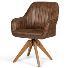 Load image into Gallery viewer, Mid Century Hot-Stamping Cloth Swivel Accent Chair
