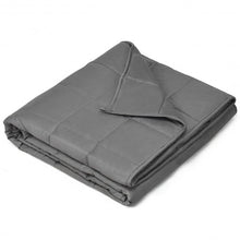 Load image into Gallery viewer, 22 lbs Weighted Blankets 100% Cotton with Glass Beads-Dark Gray
