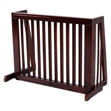 Load image into Gallery viewer, Folding Adjustable Free Standing 3 Panel Wood Fence
