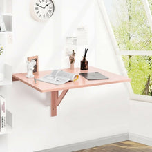 Load image into Gallery viewer, Space Saver Folding Wall-Mounted Drop-Leaf Table-Pink
