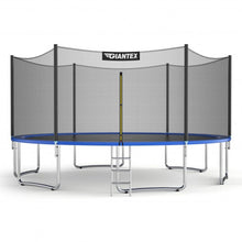 Load image into Gallery viewer, 15 ft Outdoor Trampoline Combo w/ Bounce Jump Safety Enclosure Net &amp; Spring Pad

