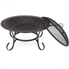 Load image into Gallery viewer, 30&quot; Outdoor Fire Pit BBQ Camping Firepit Heater
