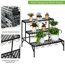 Load image into Gallery viewer, 3 Tiers Metal Decorative Plant Stand
