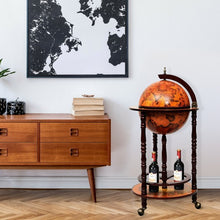 Load image into Gallery viewer, Vintage Globe Wine Stand Bottle Rack
