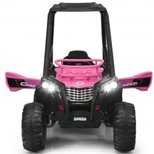 Load image into Gallery viewer, 12V Kids RC Electric Ride On Off-Road UTV Truck with MP3 and Light-Pink
