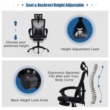 Load image into Gallery viewer, High Back Office Recliner Chair with Adjustable Headrest and Footrest
