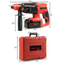 Load image into Gallery viewer, 3 Functions 20 V Cordless Electric Hammer Drill
