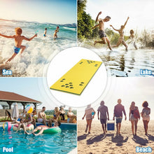 Load image into Gallery viewer, 5.5&#39; x 23.5&quot; 3-Layer Multi-Purpose Floating Beer Pong Table-Yellow
