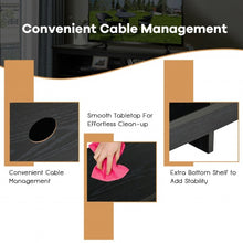 Load image into Gallery viewer, 4-Cubby TV Stand Media Console for TV&#39;s up to 65&quot; with 3-Position Height Adjustable Shelf
