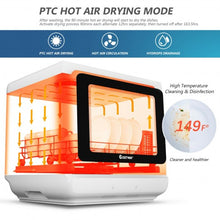 Load image into Gallery viewer, Air Drying Countertop Dishwasher with 1.3-Gallon Built-in Water Tank
