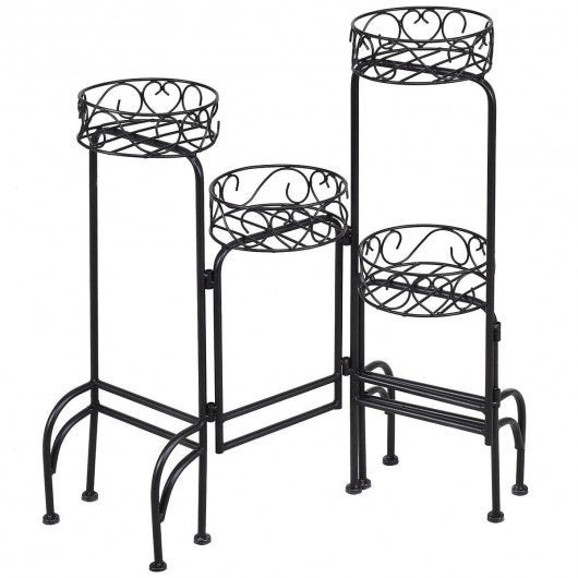 4 in 1 Heavy Duty Metal Display Pot Plant Stand