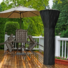 Load image into Gallery viewer, Patio Standing Propane Heater Cover Waterproof with Zipper and Bag-Black
