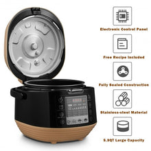 Load image into Gallery viewer, 12-in-1 Multi-use Programmable Electric Pressure Cooker Non-stick Pot-Coffee
