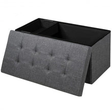Load image into Gallery viewer, 31.5&quot; Fabric Foldable Storage with Removable Storage Bin-Dark Gray
