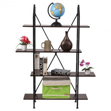 Load image into Gallery viewer, 4 Layers Wooden Storage Bookshelf Home Office Furniture
