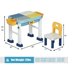 Load image into Gallery viewer, 6 in 1 Kids Activity Table Set with Chair

