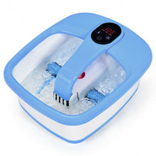 Load image into Gallery viewer, Portable Electric Automatic Roller Foot Bath Massager-Blue
