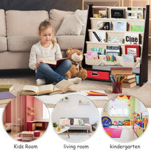 Load image into Gallery viewer, Kids Book and Toys Organizer Shelves-Coffee
