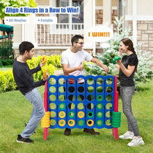 Load image into Gallery viewer, Jumbo 4-to-Score 4 in A Row Giant Game Set-Red
