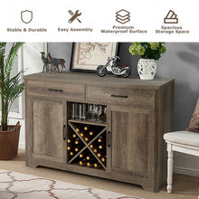Load image into Gallery viewer, Sideboard Console Storage Cabinet side Cabinet With Two Drawers
