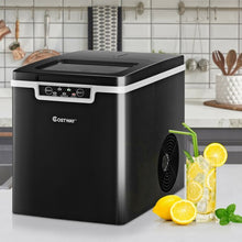 Load image into Gallery viewer, Ice Maker Machine with Scoop &amp; Basket Black
